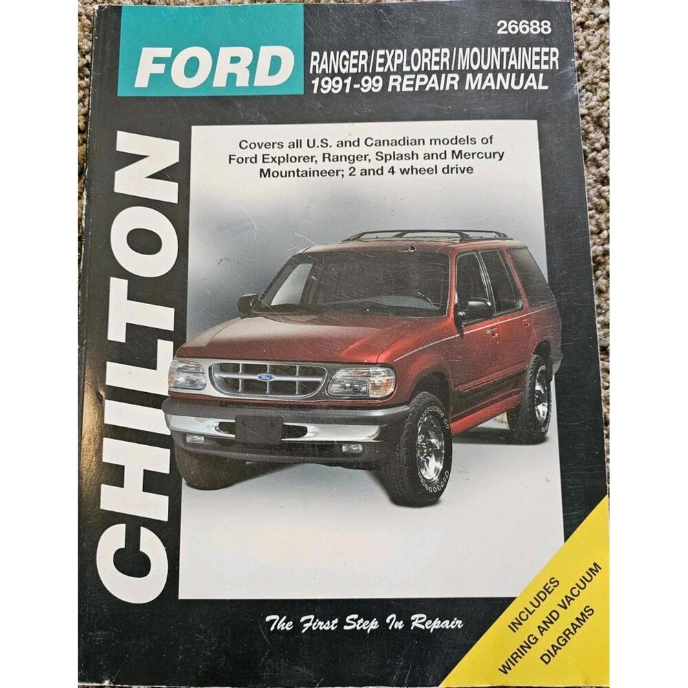 Chilton‎ #26688 Auto Repair Manual~Ford Ranger Explorer Mountaineer 1991-99